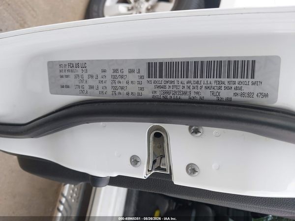 2019 RAM 1500 CLASSIC TRADESMAN  4X2 6'4 BOX