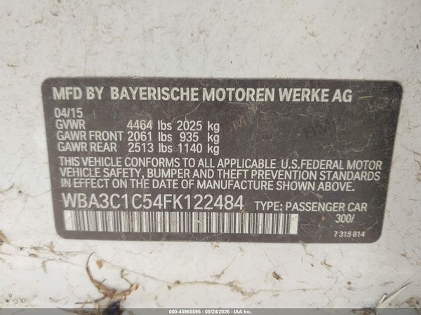 2015 BMW 328I