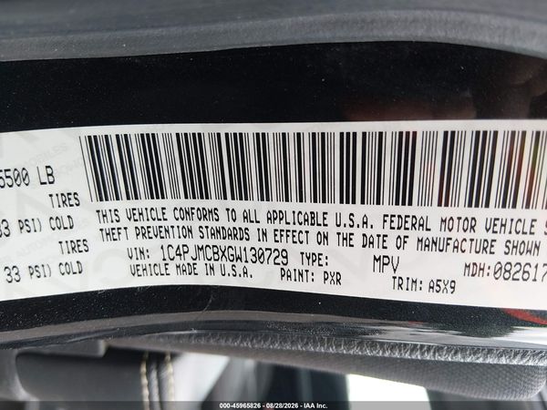 2016 JEEP CHEROKEE ALTITUDE