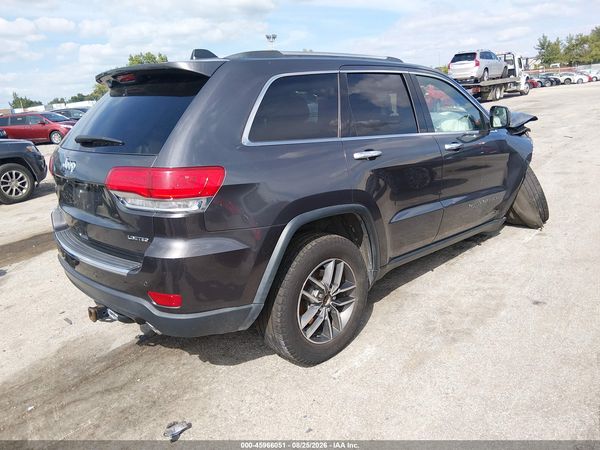 2017 JEEP GRAND CHEROKEE LIMITED 4X4 — I4
