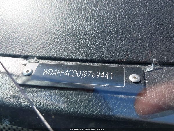 2018 MERCEDES-BENZ SPRINTER 3500XD HIGH ROOF V6 — I9