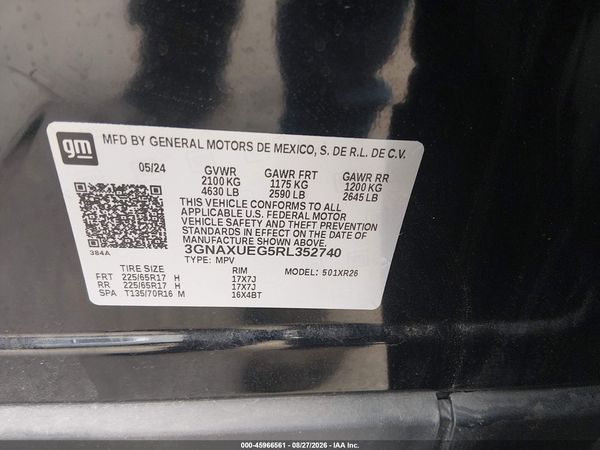 2024 CHEVROLET EQUINOX AWD LT — I9