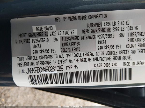 2023 MAZDA CX-5 2.5 S CARBON EDITION — I9