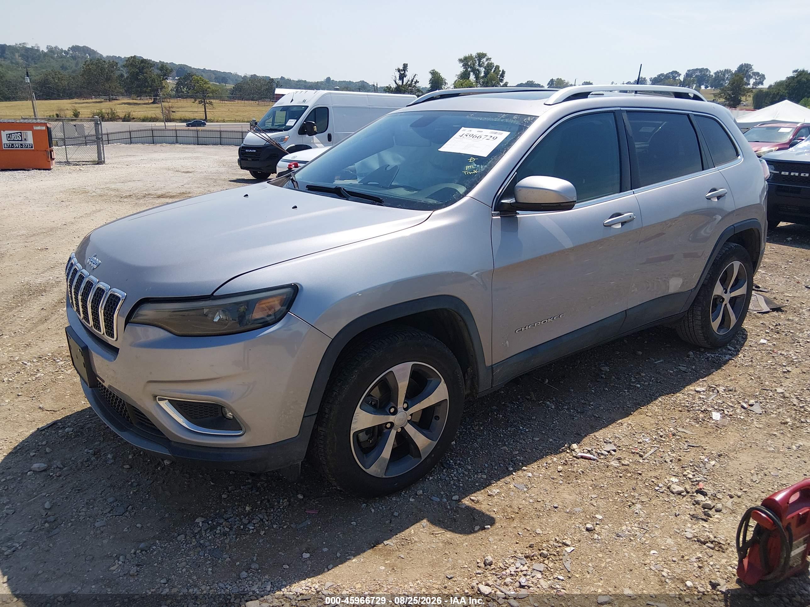 2019 JEEP CHEROKEE LIMITED 4X4 — I2