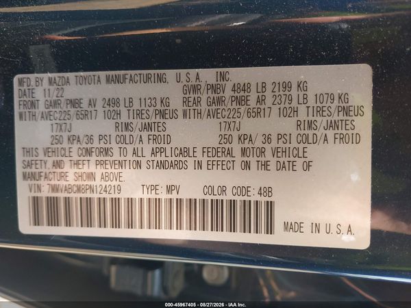 2023 MAZDA CX-50 2.5 S PREFERRED PLUS — I9
