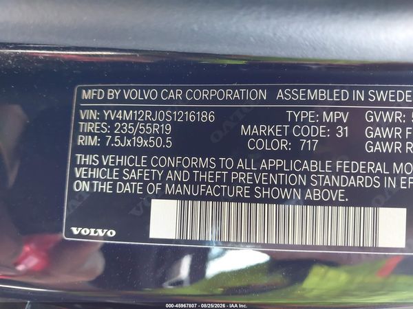 2025 VOLVO XC60 B5 CORE