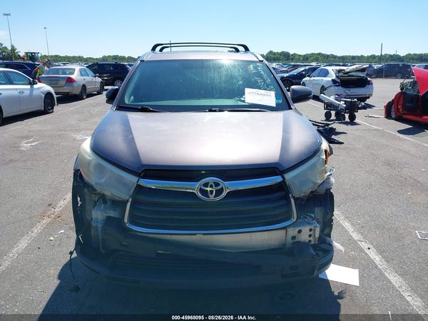 2016 TOYOTA HIGHLANDER XLE V6 — I115