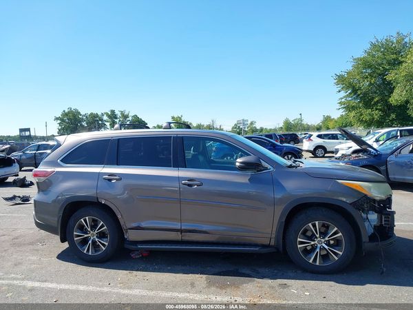 2016 TOYOTA HIGHLANDER XLE V6 — I116