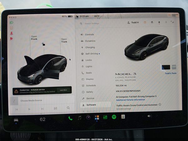 2021 TESLA MODEL 3 — I7