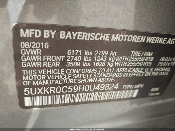 2017 BMW X5 XDRIVE35I