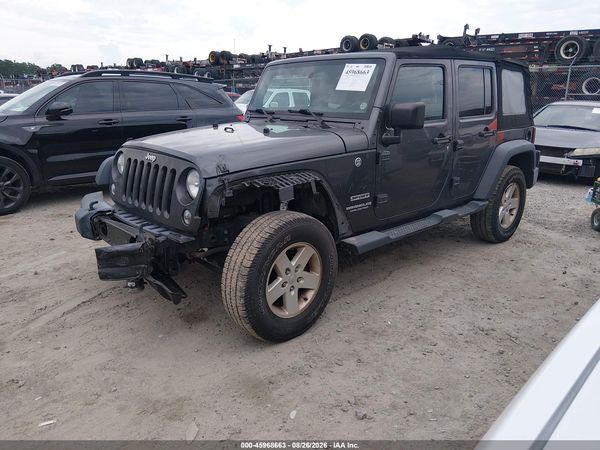2017 JEEP WRANGLER UNLIMITED SPORT 4X4