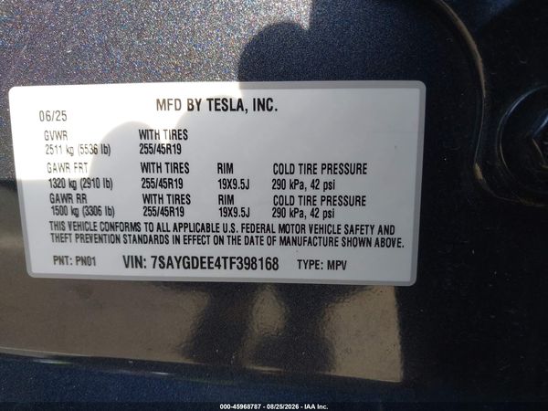 2026 TESLA MODEL Y