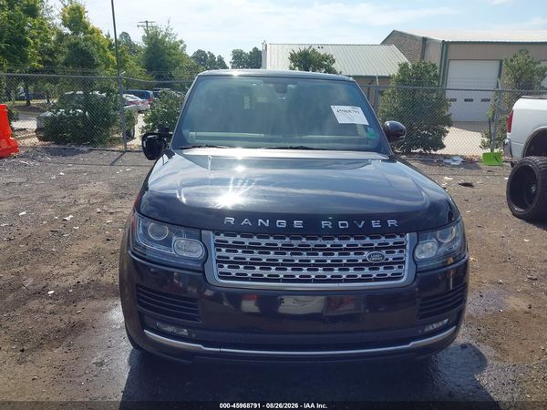 2015 LAND ROVER RANGE ROVER 3.0L V6 SUPERCHARGED HSE