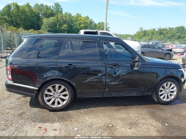 2015 LAND ROVER RANGE ROVER 3.0L V6 SUPERCHARGED HSE