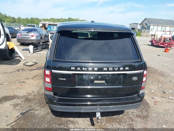 2015 LAND ROVER RANGE ROVER 3.0L V6 SUPERCHARGED HSE