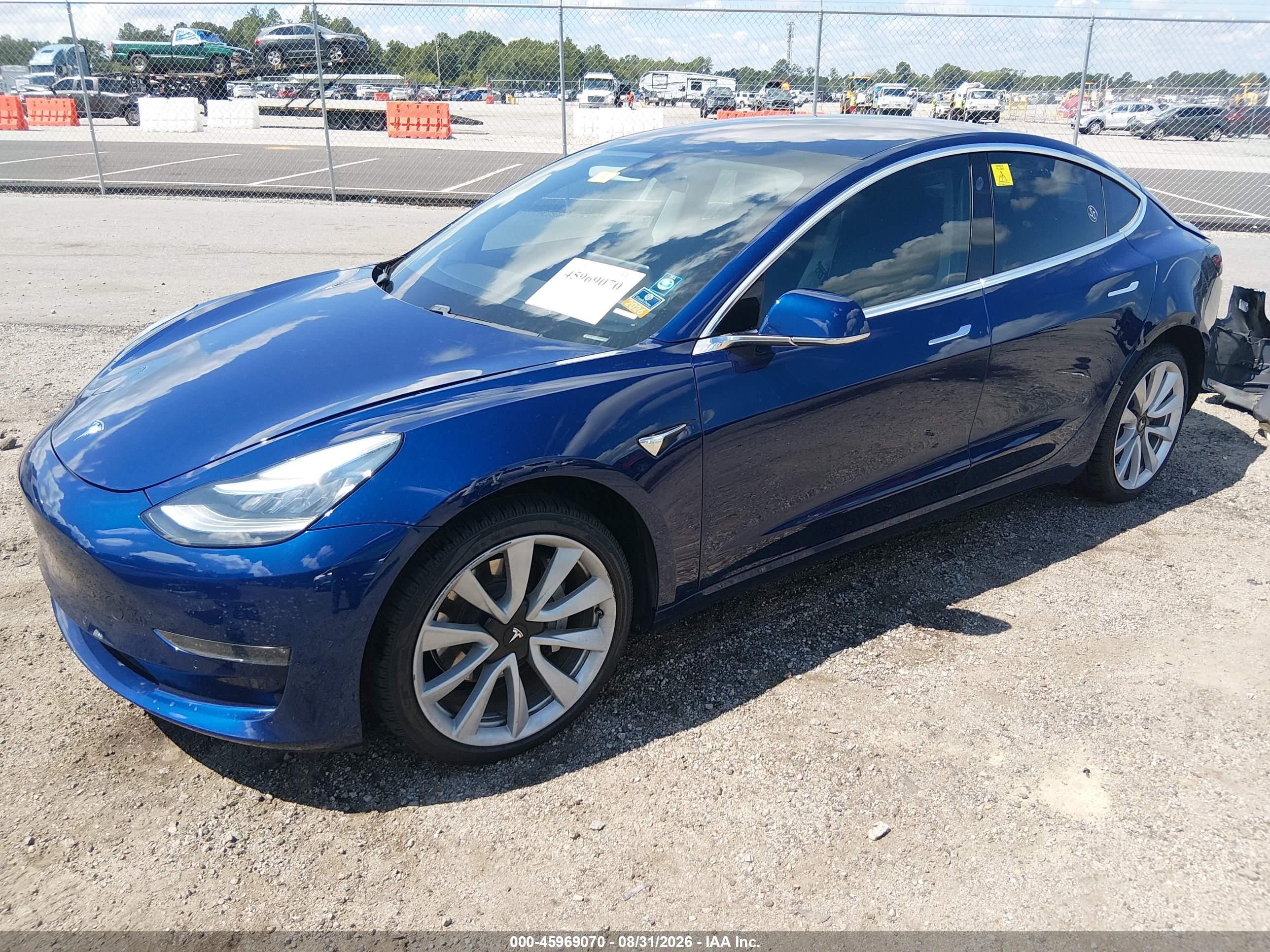 2018 TESLA MODEL 3 LONG RANGE/PERFORMANCE — I2