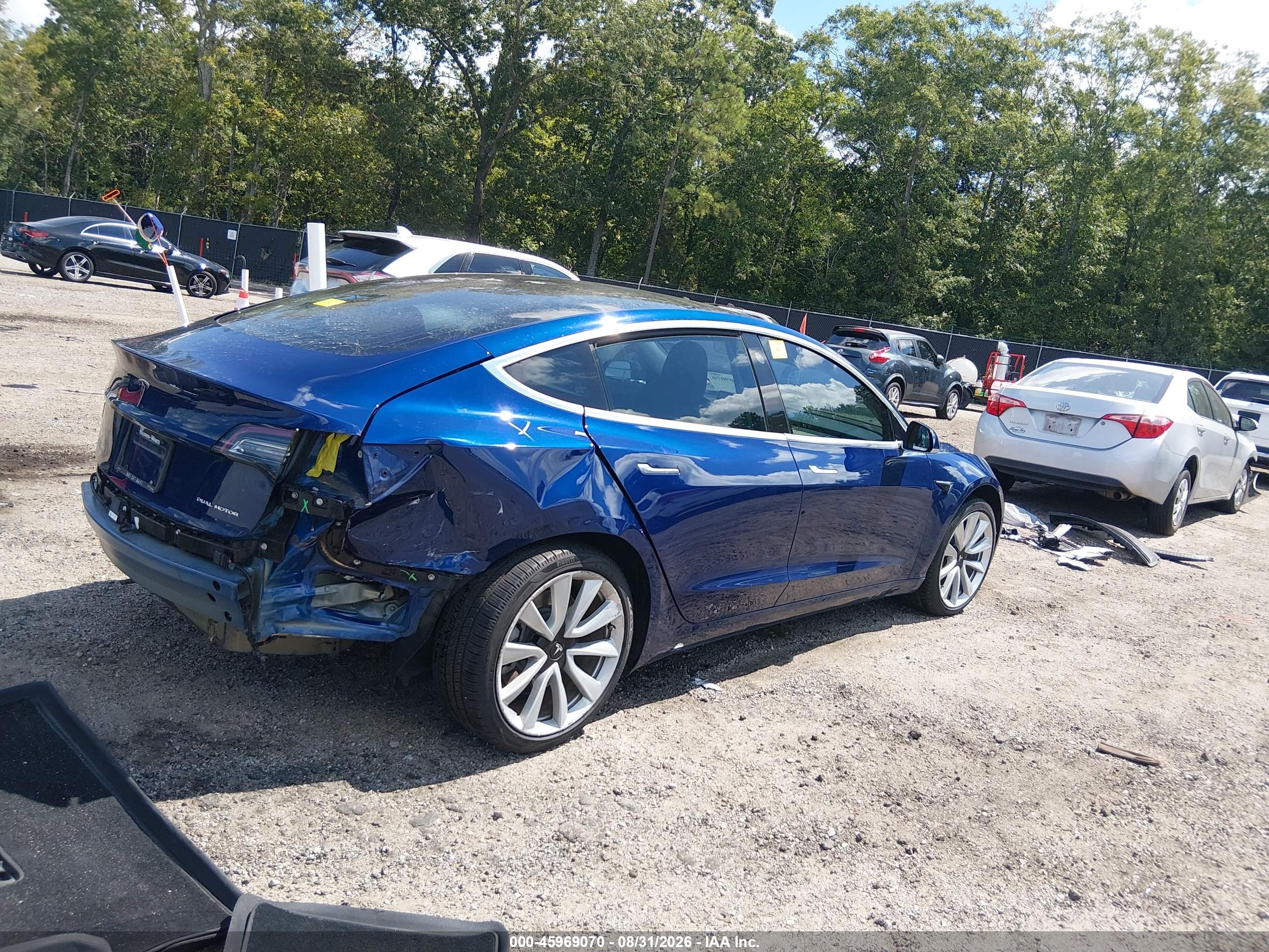 2018 TESLA MODEL 3 LONG RANGE/PERFORMANCE — I4