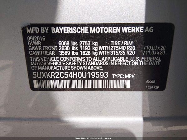 2017 BMW X5 SDRIVE35I