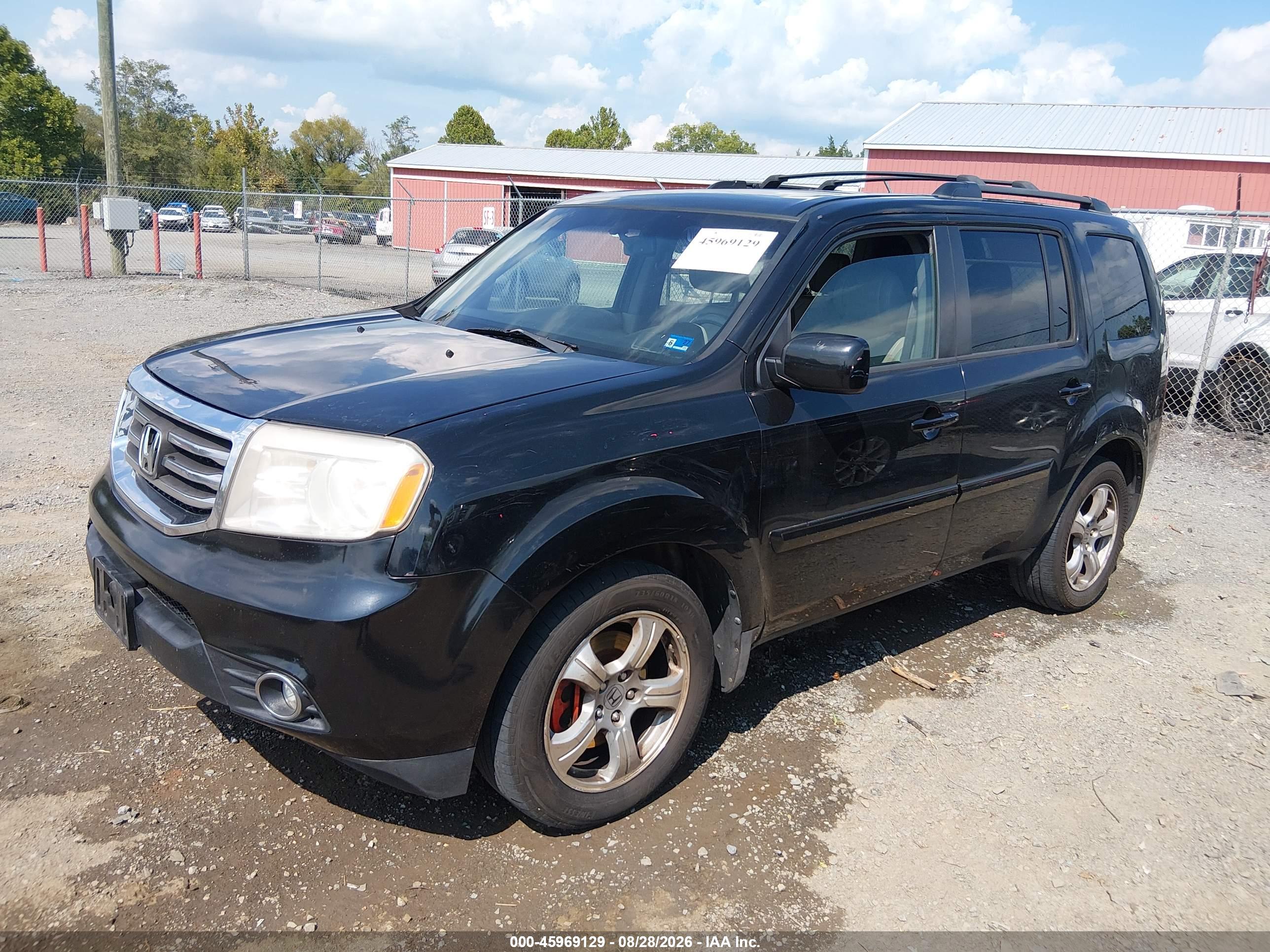 2012 HONDA PILOT EX-L — I2
