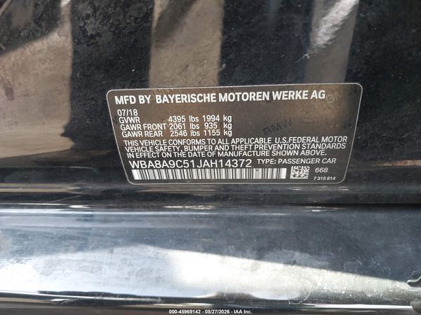 2018 BMW 320I — I9