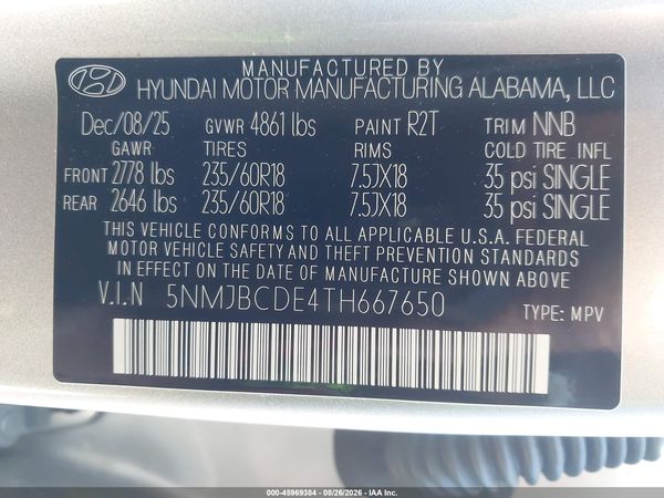2026 HYUNDAI TUCSON SEL