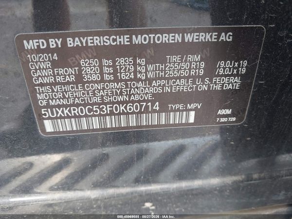 2015 BMW X5 XDRIVE35I