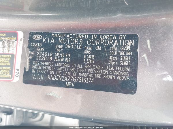 2016 KIA SOUL Plus