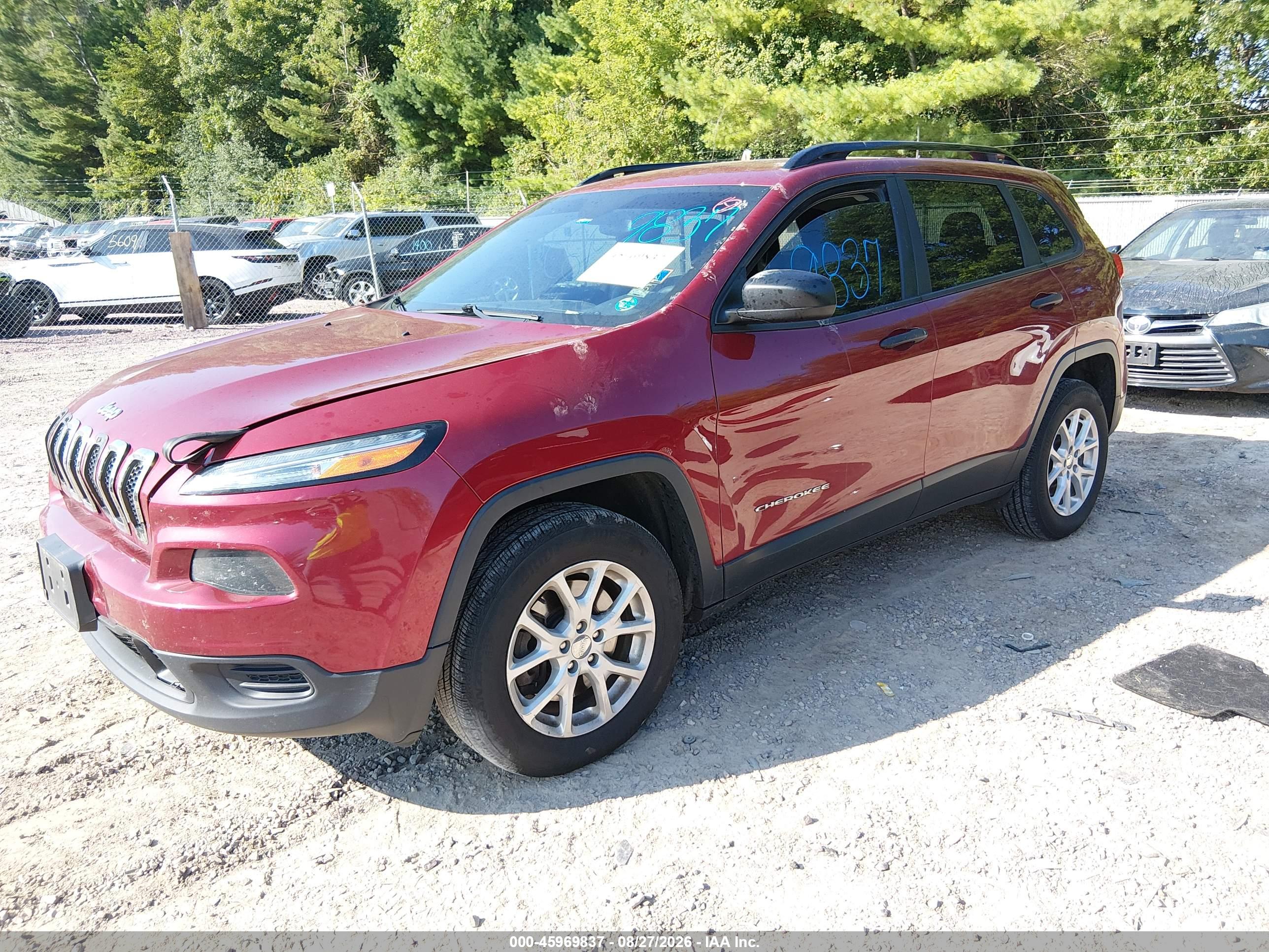 2016 JEEP CHEROKEE SPORT — I2