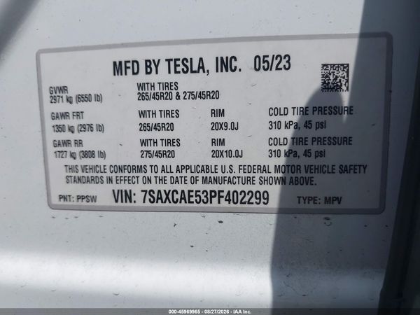 2023 TESLA MODEL X