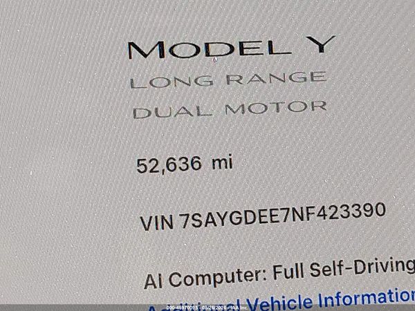 2022 TESLA MODEL Y