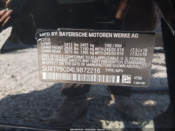 2020 BMW X3 M40I