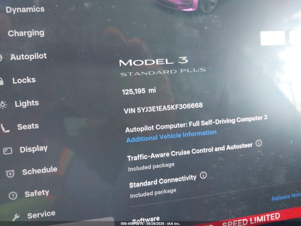 2019 TESLA MODEL 3 — I7
