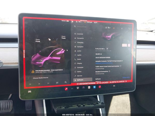2019 TESLA MODEL 3 — I132