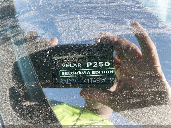 2026 LAND ROVER RANGE ROVER VELAR BELGRAVIA EDITION — I9