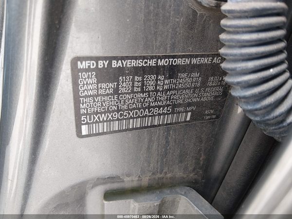 2013 BMW X3 XDRIVE28I