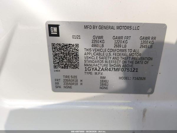 2021 CADILLAC XT4 FWD LUXURY