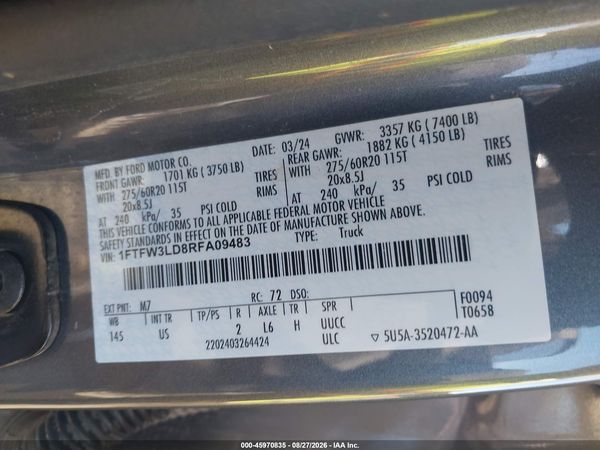 2024 FORD F-150 XLT