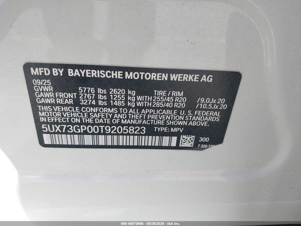 2026 BMW X3 M50 XDRIVE — I9