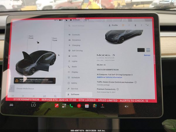 2021 TESLA MODEL 3 — I7