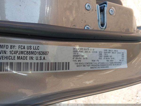 2021 JEEP CHEROKEE LATITUDE 4X4
