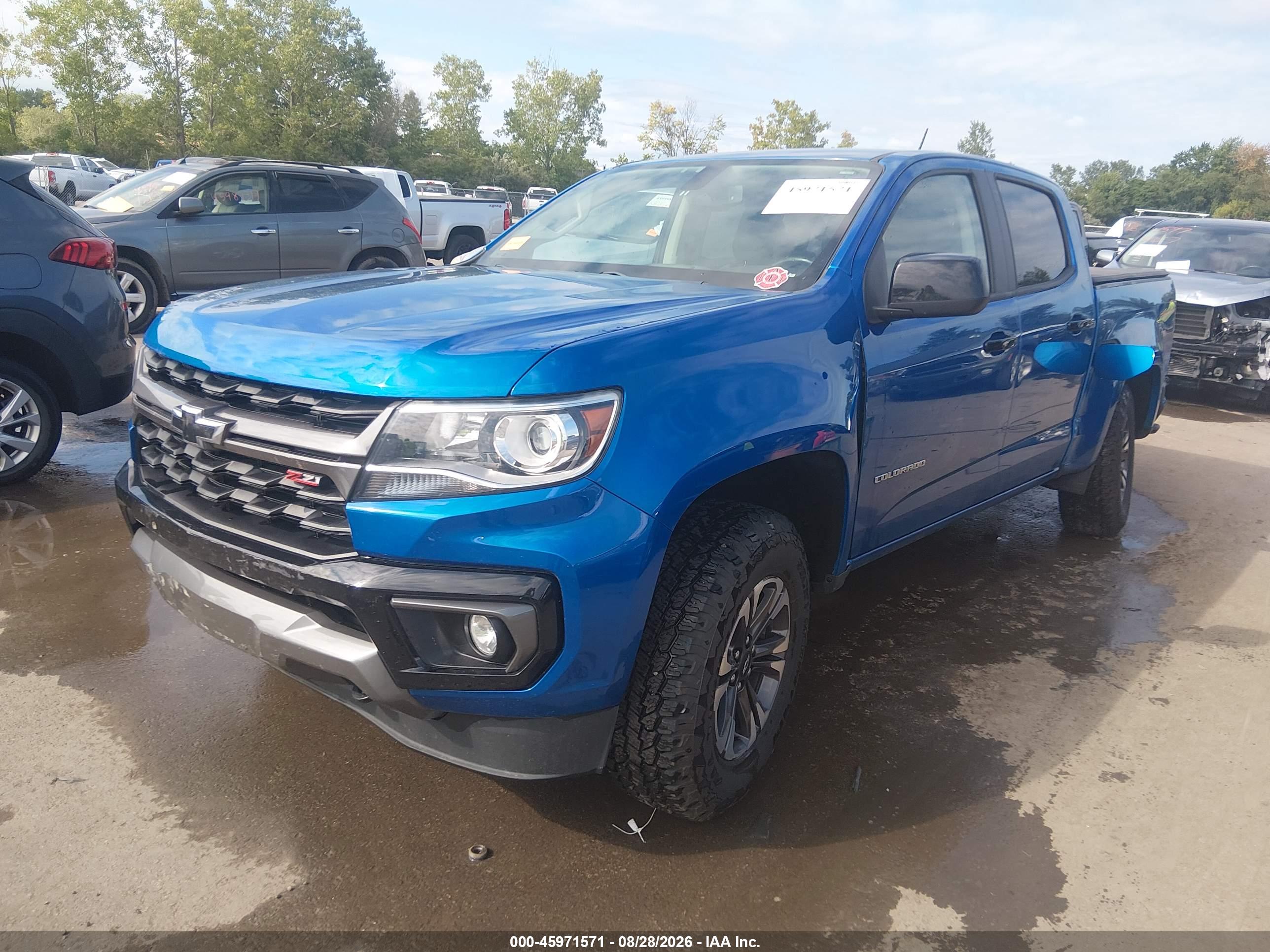 2022 CHEVROLET COLORADO Z71 — I2