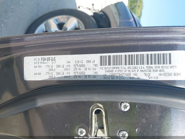 2017 RAM 1500 BIG HORN  4X4 6'4 BOX