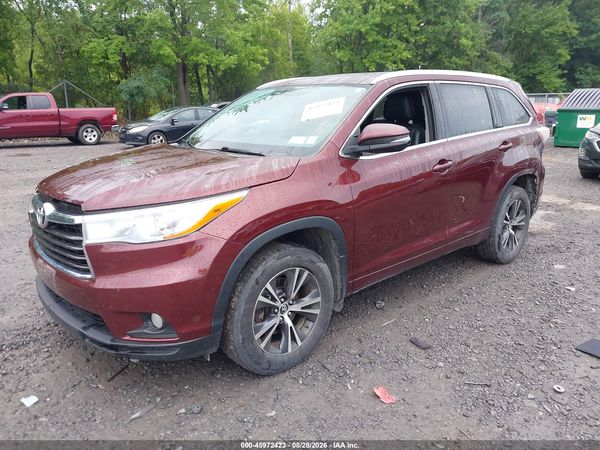 2016 TOYOTA HIGHLANDER XLE V6
