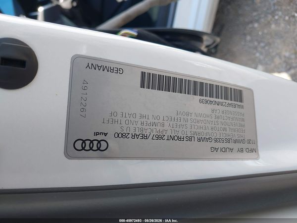 2021 AUDI A6 — I9