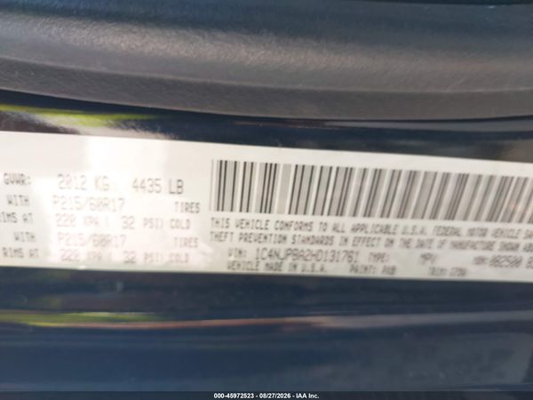 2017 JEEP PATRIOT SPORT SE — I9