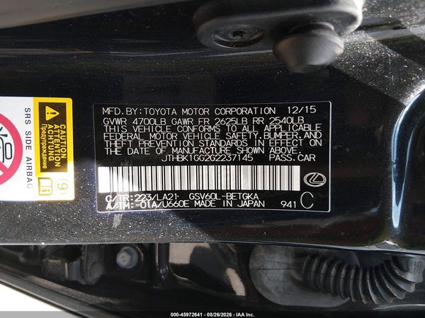 2016 LEXUS ES 350