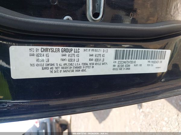 2013 CHRYSLER 300 Base/Limited