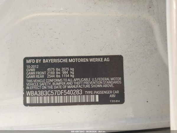 2013 BMW 328I XDRIVE — I9