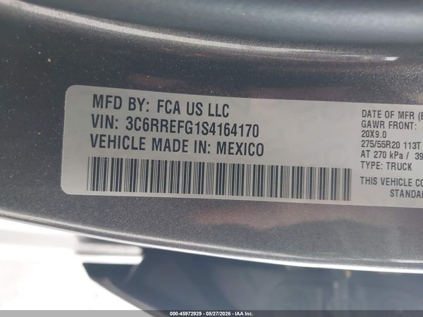 2025 RAM 1500 BIG HORN  4X2 5'7 BOX — I9