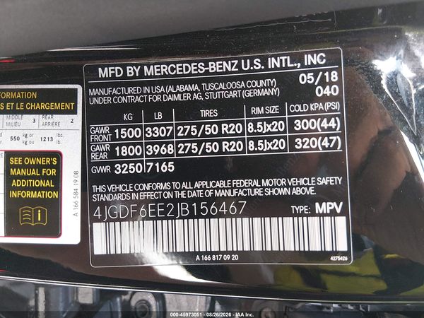 2018 MERCEDES-BENZ GLS 450 4MATIC